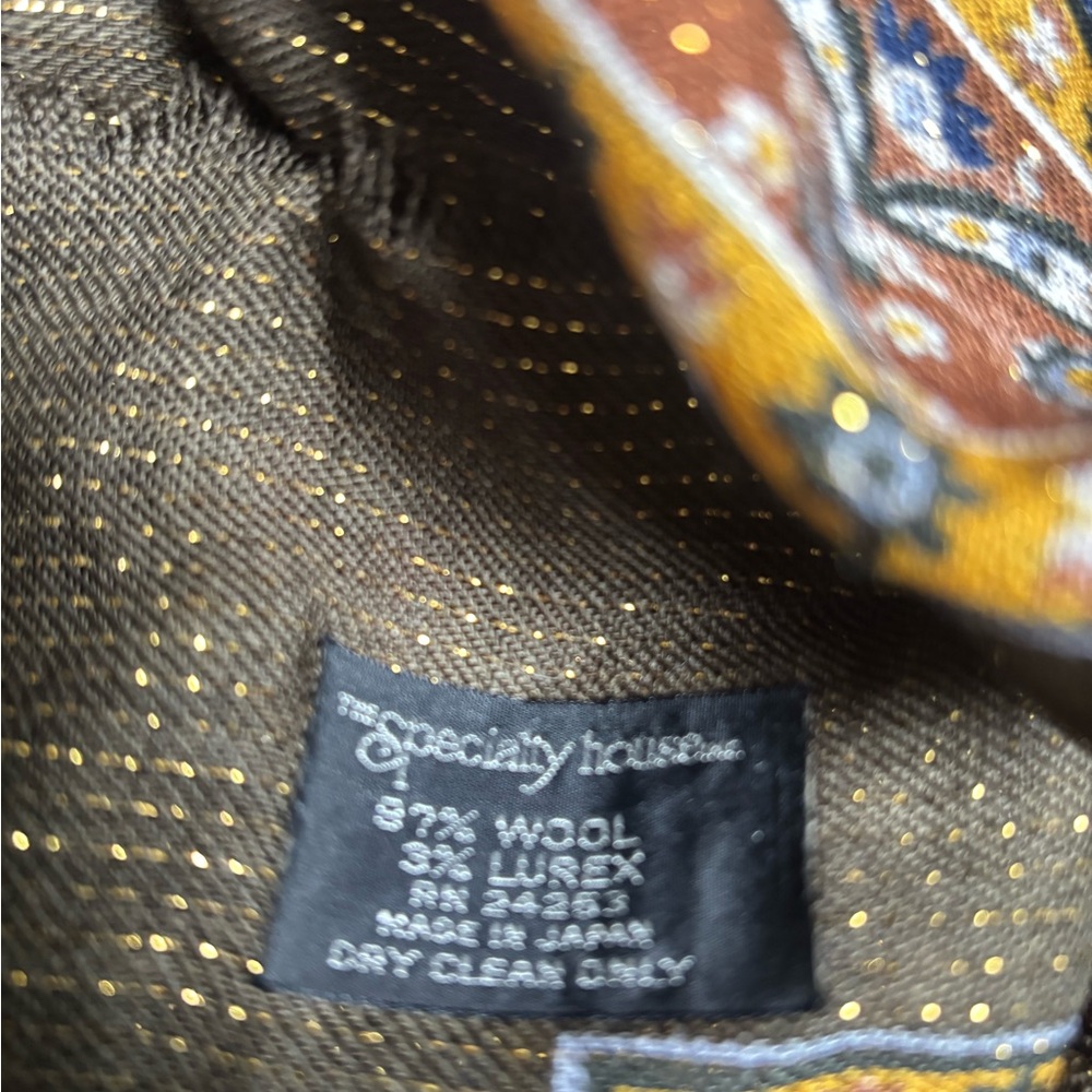 Specially House , Wool Multicolor Patterned Scarf - image 8